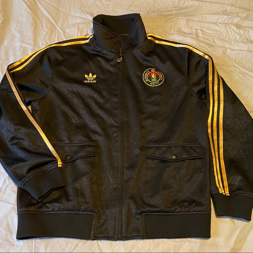RARE NBA Adidas Integrity Loyalty Unity Coat EUC